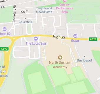 map for North Durham Academy 4000