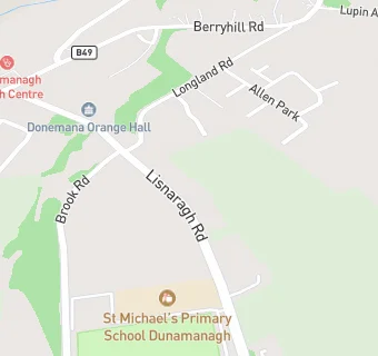 map for St Michael's PS Dining Centre