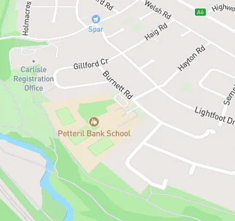 map for Petteril Bank School