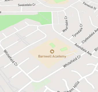 map for Barnwell Academy