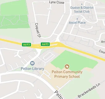 map for Pelton Infant School