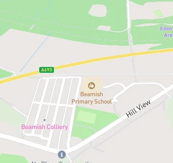 map for Beamish Primary School