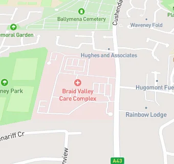 map for Ballymena Health Care Centre Ground Floor Coffee Bar