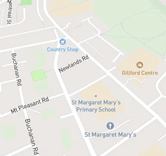 map for St Margaret Mary's School Kitchen