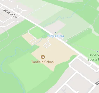 map for Tanfield School