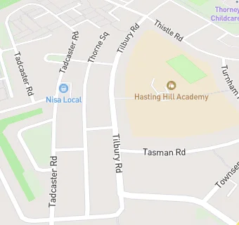 map for Hastings Hill Academy