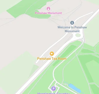 map for Penshaw Tea Room