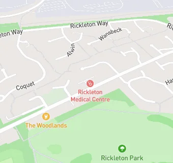 map for Rickleton Medical Centre