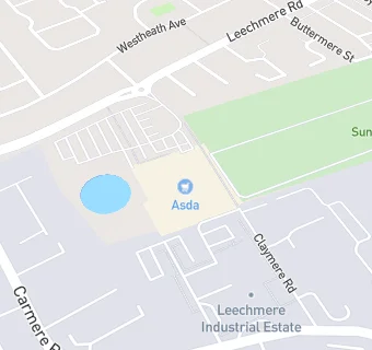 map for Asda Stores