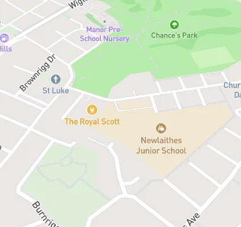 map for Newlaithes Infant School