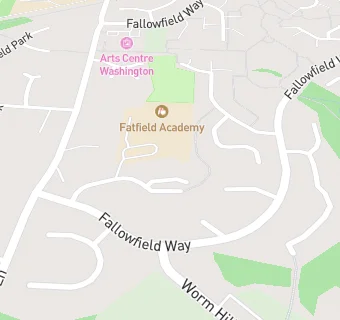 map for Fatfield Primary School