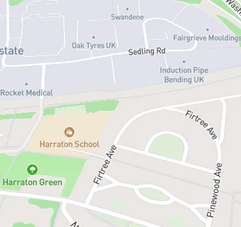 map for Harraton Primary School