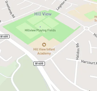 map for Hill View Infant School