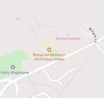 map for Bishop Ian Ramsey CofE Primary School