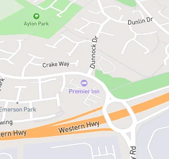 map for Washington Premier Inn