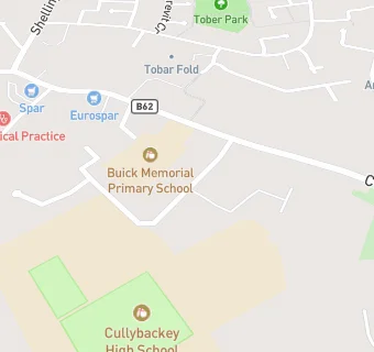 map for Cullybackey College