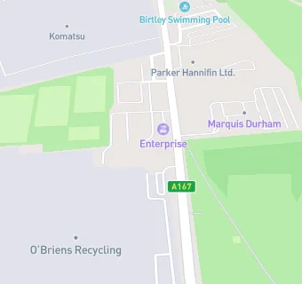 map for Birtley Town Football Club