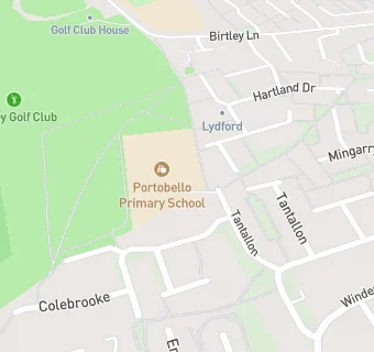 map for Portobello Primary School