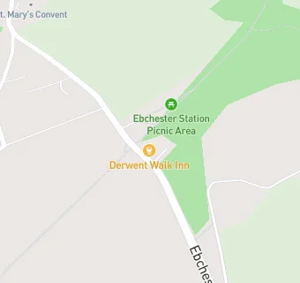 map for Derwent Walk Inn