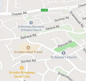 map for Grindon Infants School Breakfast Club