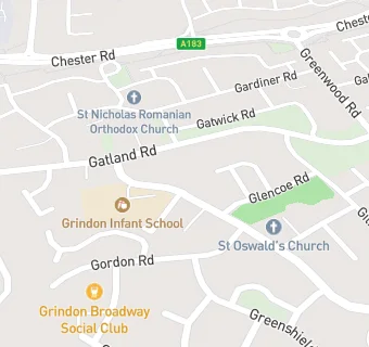 map for Grindon Infants School Kitchen