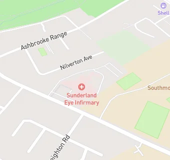 map for WRVS Sunderland Eye Infirmary