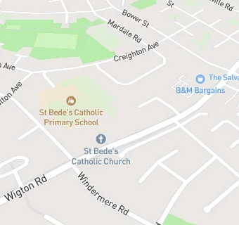 map for Methodist Church Hall