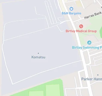 map for Komatsu UK Limited Catering