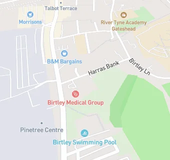 map for Birtley Pharmacy