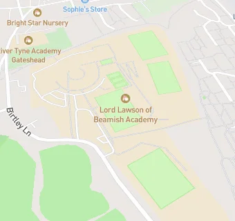 map for Lord Lawson of Beamish Community School