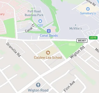 map for Caldew Lea School