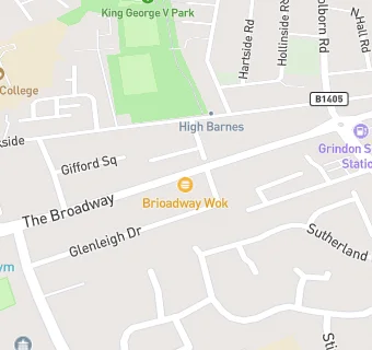 map for The Broadway Wok