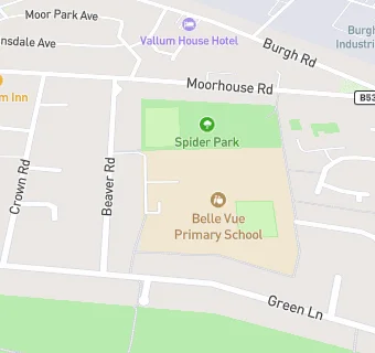 map for Belle Vue Primary School