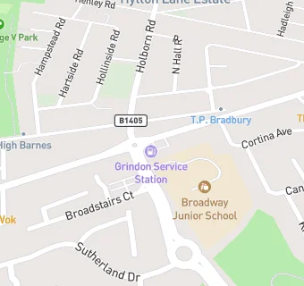 map for Broadway Junior School