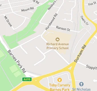 map for Richard Avenue Primary School