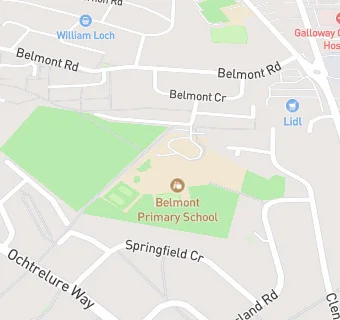 map for Belmont School