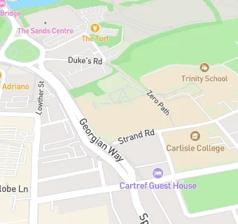 map for Trinity School