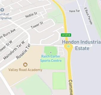 map for Valley Road Infant School