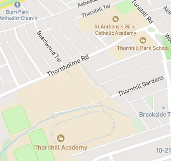 map for Thornhill Academy