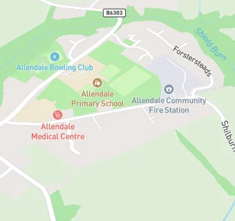 map for The Health Centre