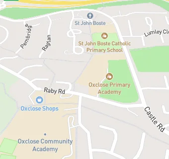 map for Oxclose Nursery School