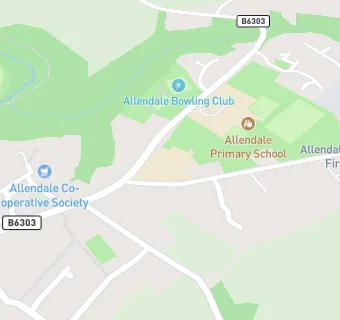 map for Allendale Primary School