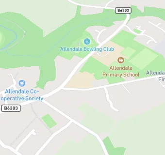 map for Allendale Pre School