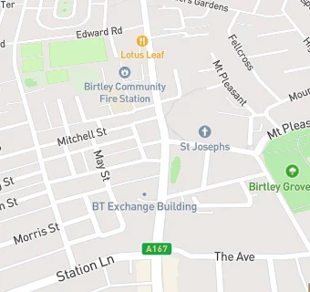 map for Mydentist, Neale Terrace, Birtley