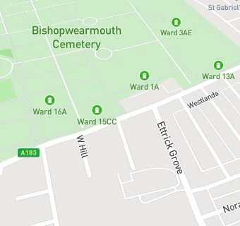 map for Westmount Dental Sunderland