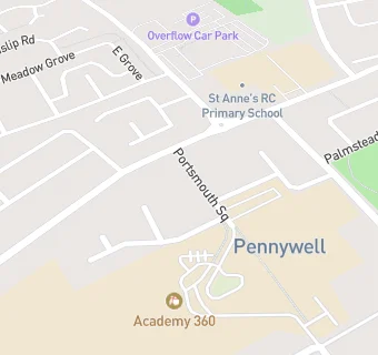 map for Pennywell Early Years Centre