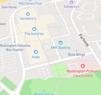 map for The Galleries Health Centre: Sunderland Gp Alliance