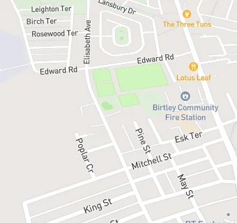 map for Birtley Community Fridge