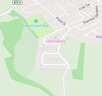 map for Lintz Cricket Club