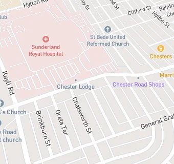 map for Chester Surgery